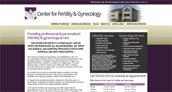 Desktop Screenshot of centerforfertility.com